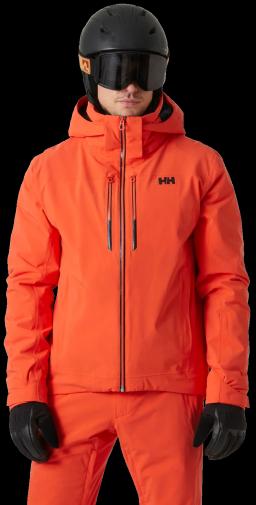 Mens Alpha Lifaloft Insulated Ski Jacket Cherry Tomato