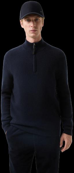 Mens Derek 1 Half Zip Pullover Navy