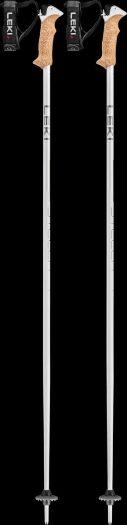 Stella S Ski Pole White-Silver-Whitegold