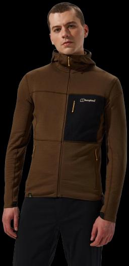 Mens Ridge-Hiker Jacket Bark/Jet Black