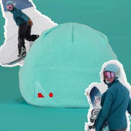 A2 Outer Beanie Light Blue