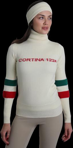 Womens Cortina Sweater White