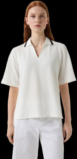 Womens Wilka Polo Shirt Offwhite