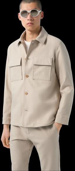 Mens Larry Shirt Jacket Nomadic Desert