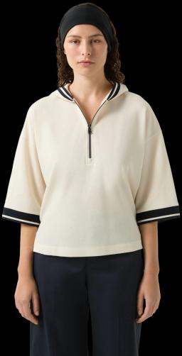 Womens Holly Hoodie Raw Linen