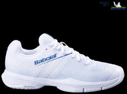 Womens Sensa Padel Shoes White/ Cool Blue