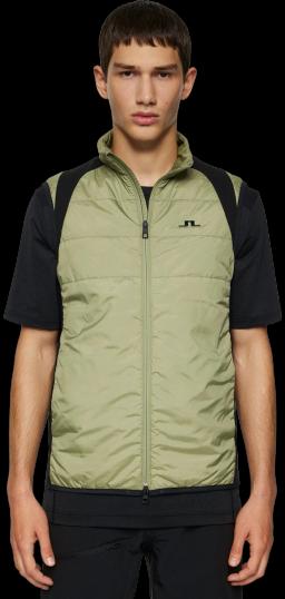 Mens Scott Hybrid Vest Oil Green