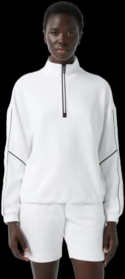 Womens Lio Sweat Troyer Shirt Offwhite