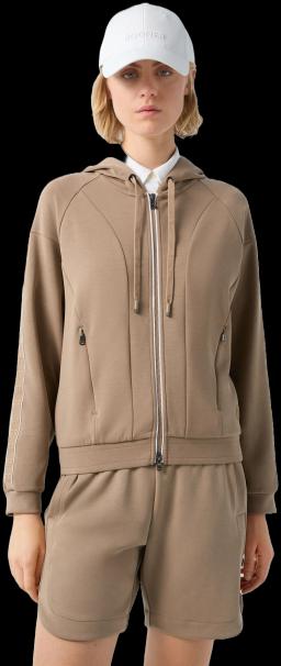 Womens Marlena Jersey Jacket French Beige