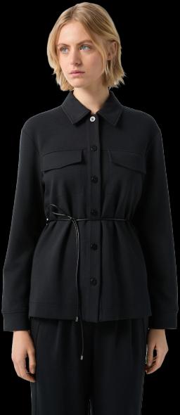 Womens Filippa Sweat Overshirt Black