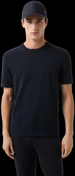 Mens Lloyd Knitted Polo Shirt Navy