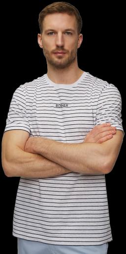 Mens Kosmo T-shirt Navy Stripes