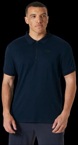 Mens HP 1/2 Zip Polo Navy
