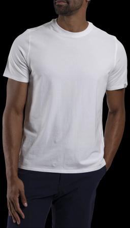 Mens Hollow Pima T-Shirt S/S White