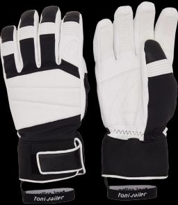 Fred Mens Ski Gloves White