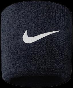 Swoosh Wristband Black