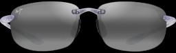 Hookipa Polarised Rimless Sunglasses Shiny Crystal / Neutral Grey