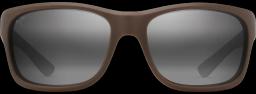 Ano Nui Polarised Wrap Sunglasses Matte Solid Brown/ Neutral Grey