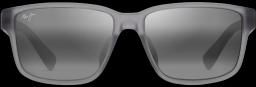 Kuniahi AF Polarised Rectangular Sunglasses Matte Transparent Grey/Neutral Grey