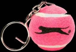 Wimbledon Tennis Ball KeyRing Pink
