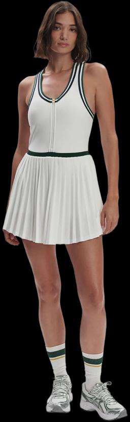 Jane Court Dress 28 White/Forest