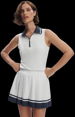 Jerry Performance Tank White/Blue Nights