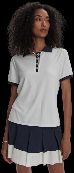 Wisley Performance Polo White/Blue Nights