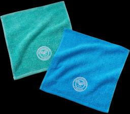 Wimbledon 2025 Face Towel Aqua/Sky
