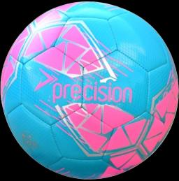 Fusion Midi Size 2 Training Ball 2024 Blue/Pink/Silver