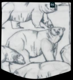 Buff Polar Prints Neckwarmer