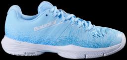 Womens Sensa Padel Shoes Sky Blue/Tiger Lily