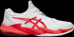 Court FF 3 Novak Mens Tennis Shoes White/Electric Red