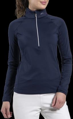 Womens Trace 2.0 Half-Zip Midlayer KJUS Navy