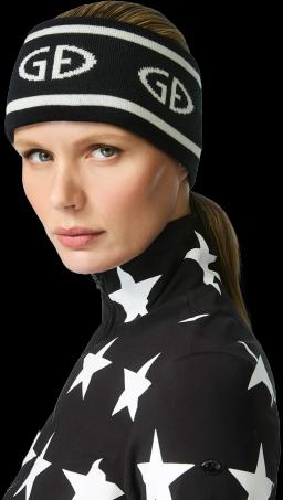 Womens Tiara Headband Black/Cream