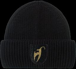 Gwendolin Gold Pearl Womens Hat Black