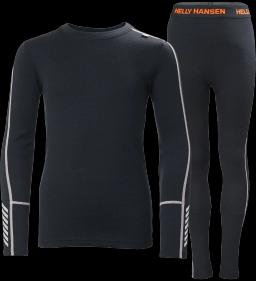 Helly Hansen Junior Lifa Merino Wool Midweight Base Layer Set