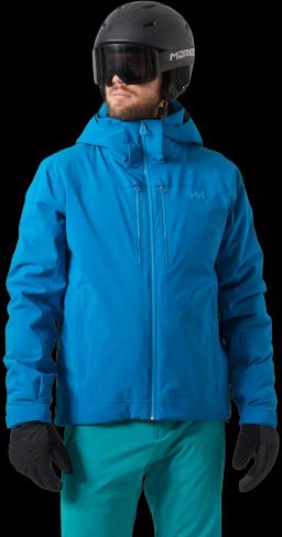 Mens Alpha Lifaloft Insulated Ski Jacket Cerulean Blue