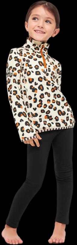 Kids Base Layer Top Cheetahdo