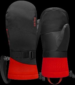 Miga 6 Kids Ski Mitten Black Red