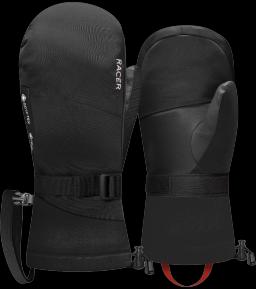 Miga 6 Kids Ski Mitten Black Black