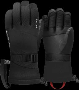 Giga 6 Kids Ski Glove Black Black