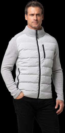 Tenero Mens Sweater Silver Sky