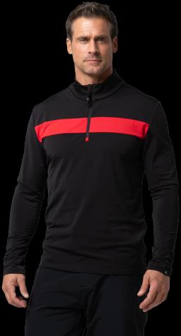 Mens Rothorn Midlayer Black/Red