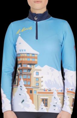 Badrutts Palace Womens Mid-Layer Blue