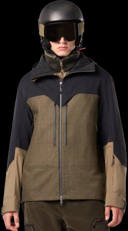Mens 3L Shell Ski Jacket Bronze Olive