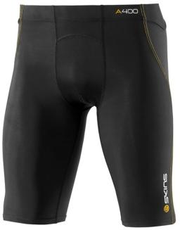 A400 Mens Compression Half Tights Black