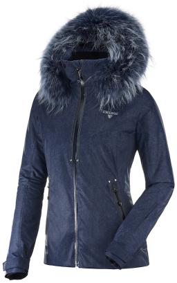 Womens Pile Jacket Marine Stone Washed