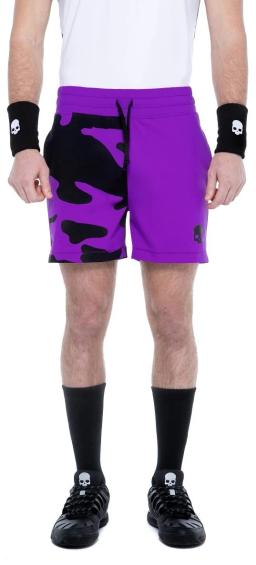 Tech Camo Mens Shorts Purple