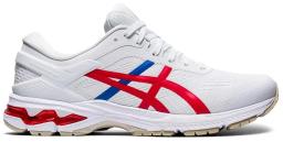 Gel-Kayano 26 Mens Running Shoes White Classic Red