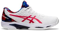 Solution Speed FF 2 Mens Tennis Shoes Limited Edition White Classic Red